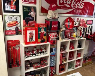 Vintage signs, coolers, tins and more!