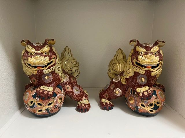 Japanese Satsuma Foo Dogs