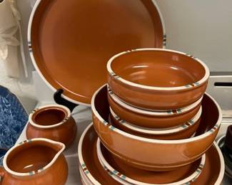 Dansk Mesa Terracotta Pattern plate set