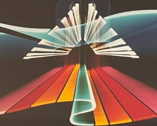 A181 - $50. A. Pietersen. 1991. Rhapsodic 24/50 signed print. Measures 15" x 12". 