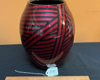 A515 - $30. Ralph Rankin Pottery Vase. Measures 7" x 10.5" tall. 