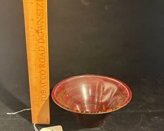 A117 - $175. Michael Mode: Turned Wood Bowl. Measures 6" x 3" tall.
