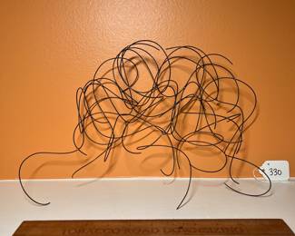 A330 - $1200. Jennifer Dykema : Effervescent Metal Sculpture. Measures 13" x 10.5" x 4.5" tall.
