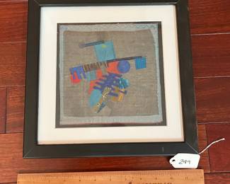 A249 - $50. Jason Pollen: Textile Design. Measures 11.5" x 11.5".