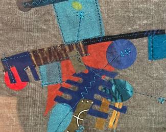 A249 - $50. Jason Pollen: Textile Design. Measures 11.5" x 11.5".