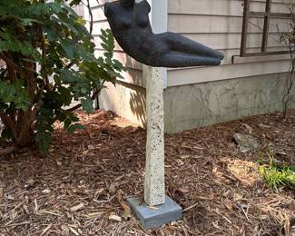 A655 - $425. William Moore  "Archipenko's Curve" sculpture. 
