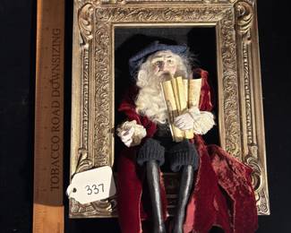 A337 - $225. Friedericy Dolls "Da Vinci". Measures 8" x 2.5" x 10". 