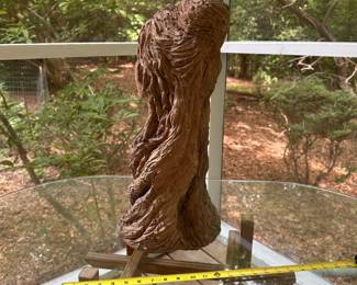 A70 - $550. Melissa Tock York Sculpture. Hillsborough, NC artist. Measures 21" tall x 11". 
