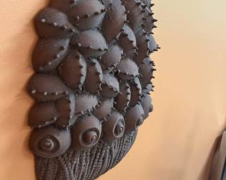 A526 - $175. Wall Sculpture. Signed "Chi '99". Measures 12.5" x 16". 