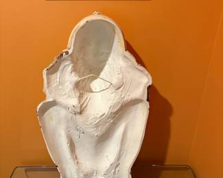 A25 -$450. Marc Sijon: Milwaukee, WI. Plaster Cast of Women. Measures 13" x 7" x 24". 