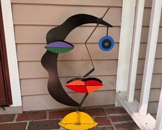 A662 - $250. Rodman White House Sculpture. Measures 14.25"w x 26.75" tall