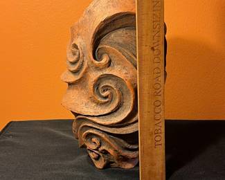A499 - $125. Allison Anne Brown. River Pot.  Measures 5.5" x 10.25" tall. 