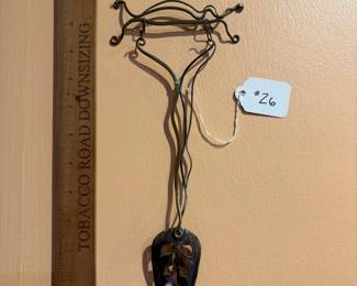 A26 - $125. Sue Sachs: Silver & Copper Spoon. Measures 5" x 11.5". 
