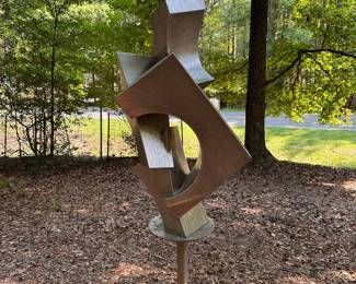 A657 -  $450. Mike Roig Sculpture. Measures approx. 36"w x 70" tall 