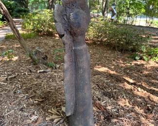 A654 - $225. Yard Sculpture Measures 11"w x 34" tall 