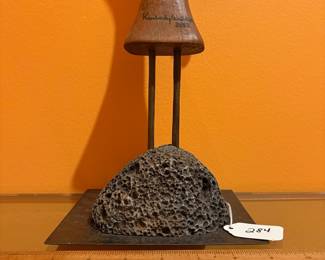 A284 - $325. Kimberly Willcox: "Out On A Limb".  Measures 7" x 6" x 27.5" tall. 