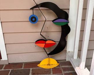 A662 - $250. Rodman White House Sculpture. Measures 14.25"w x 26.75" tall