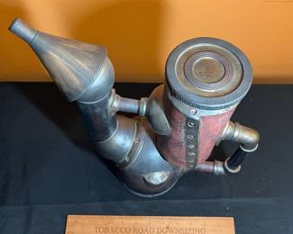 A504 - $275. Andrew Massey. Industrial Vessel Teapot. Measures 13.5" x 14" tall. 