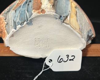 A632 - $45. Southwest Vase by Measures 8" x 4" x 8.75" tall. 