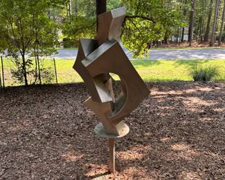 A657 -  $450. Mike Roig Sculpture. Measures approx. 36"w x 70" tall 
