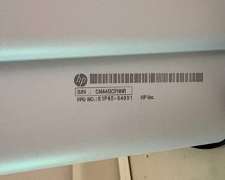 F8 - $30. HP Envy 6400 Printer. FPU No.: 51P95-64001