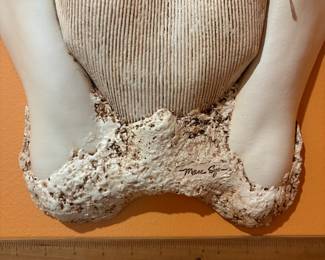 A25 -$450. Marc Sijon: Milwaukee, WI. Plaster Cast of Women. Measures 13" x 7" x 24". 