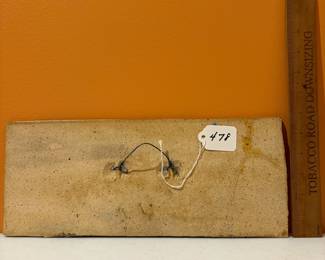 A478 - $20. Wall Plaque. Has Been Repaired! See photos. Measures 14.25" x 6". 
