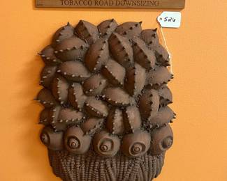 A526 - $175. Wall Sculpture. Signed "Chi '99". Measures 12.5" x 16". 
