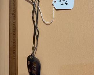 A26 - $125. Sue Sachs: Silver & Copper Spoon. Measures 5" x 11.5". 
