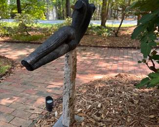 A655 - $425. William Moore  "Archipenko's Curve" sculpture. 