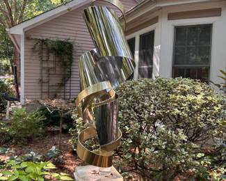 A661 - $225. Dan Murphy Sculpture. Measures approx. 11" w x 78" tall. Please be prepared to remove yourself. 