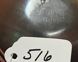 A516 - $40. Signed Anastaero Villalobos P. Pottery Vessel. Measures 5" x 5.5" tall. 