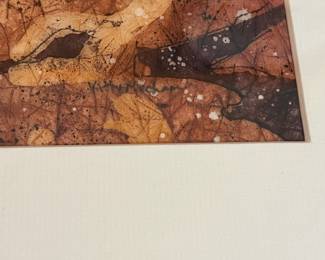 A479 - $40. Kitty Mecham Butterfly. Measures 21.5" x 17.5". 