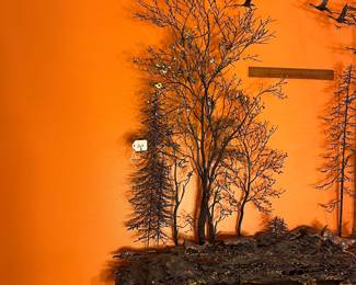 A269 - $550. Robert Hyde : Metal Wall Sculpture. Measures 53" x 8" x 44" tall