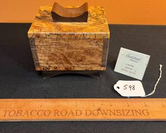A598 - $125. Bolstad Boxes. Wintell Series. Measures 4.75" x 4" x 3" tall