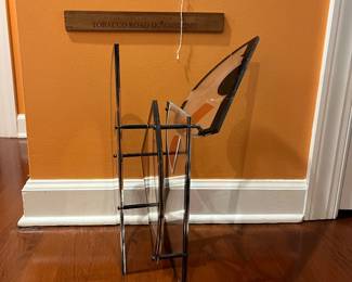 A635 - $225. John Pritchard Acrylic Sculpture. Measures 11" x 8" x 16.5" tall. 