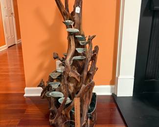 A172 - $450. Scott Coblentz : Cedar & Copper Waterfall. Measures 23" x 20" x 41" tall. 