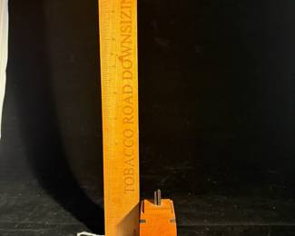 A195 - $50. Philip Weber: Wooden Box. Measures 1.5" x 1.5" x 2.5" tall. 