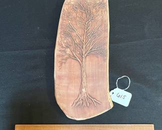 A615 - $30. Tree Wall Plaque. 