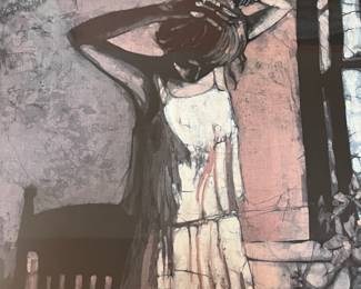 A245 - $75. Janice Cline: Batik. Measures 23" x 29". 