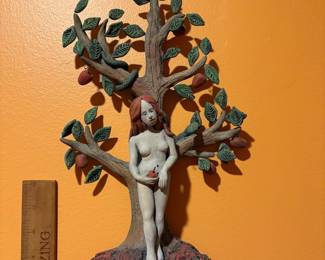 A285 - $250. Victoria Sexton "Remember Betrayal" Sculpture Clay. Measures 7" x 21". 