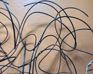 A330 - $1200. Jennifer Dykema : Effervescent Metal Sculpture. Measures 13" x 10.5" x 4.5" tall.