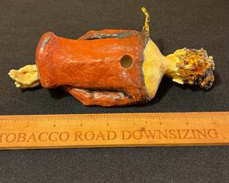 A465 - $75. Lady Sculpture: Medusa looking neck. Unsigned, no marks. Measures 4" x 7.25" tall. 