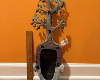 A285 - $250. Victoria Sexton "Remember Betrayal" Sculpture Clay. Measures 7" x 21". 