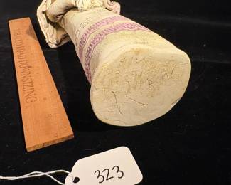 A323 - $200. Judy Robkin " Old Lady Sculpture Rose". Measures 4.5" x 13" tall. 
