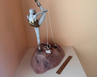 A247 - $1400. Keith Wallace-Smith : "Dreaming of you in Paris" Ceramic Dream Ballerina Sculpture