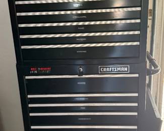 Craftsman Tool chest fully stocked with snap on and craftsman and misc tools