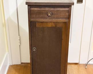 141 VintageWoodenStorageCabinet
