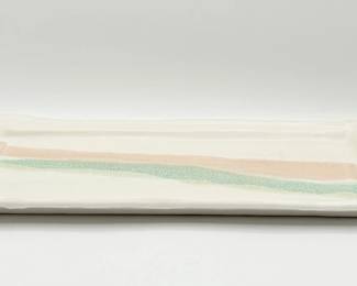 129 HandPaintedPotteryServingPlatter