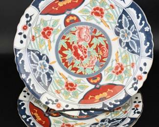 77 GumpsJapanImariStyleDecorativePorcelainPlates